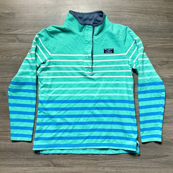 L.L. Bean Women's Soft Cotton Rugby Sweater - Picture 1 of 6